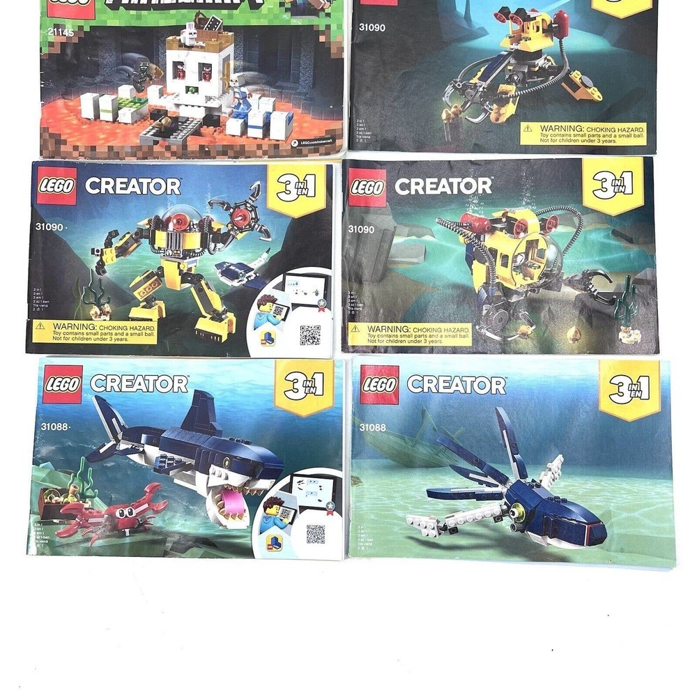 LEGO Creator 31058 31090 31088 75891 71704 Booklets INSTRUCTIONS MANUALS ONLY - Picture 2 of 9